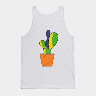 Nature Cactus Flower Tank Top